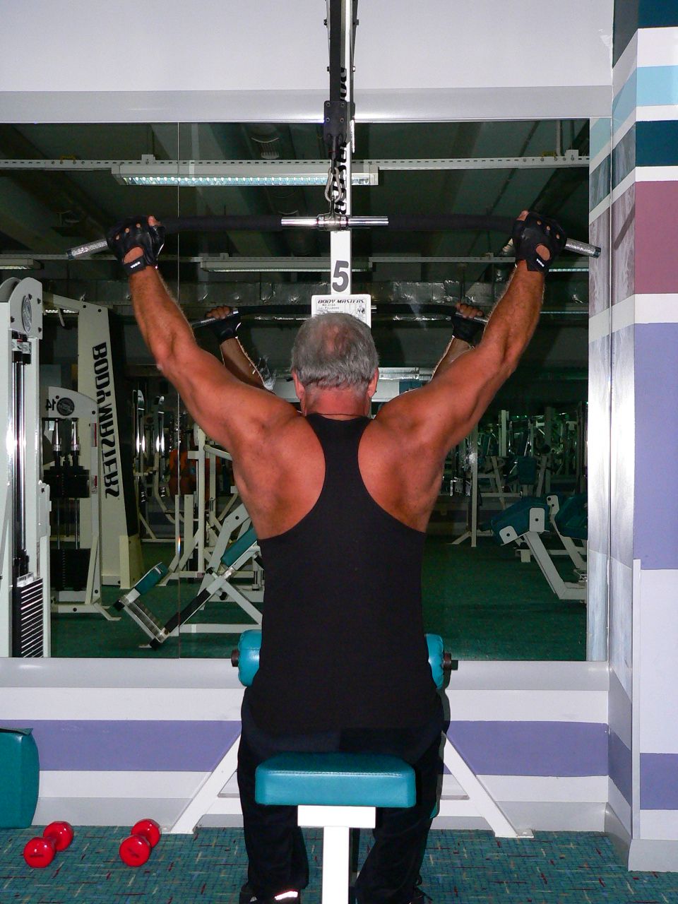 Wide Grip Pulldown Behind the Neck